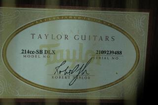 TAYLOR GUITARS 214CE DLX